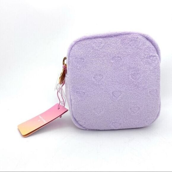 Stoney Clover Lane x Target Mini Terry Heart Pouch NEW - Picture 1 of 9